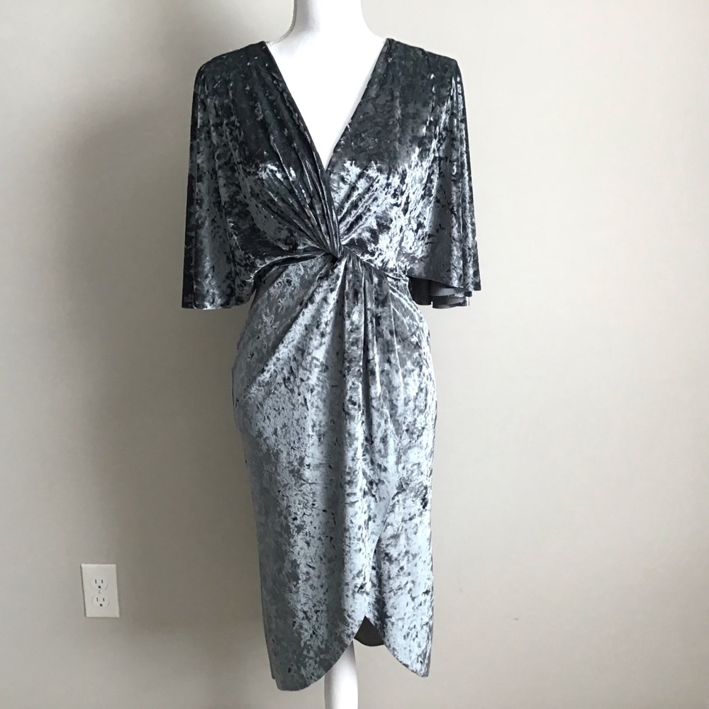 Zara Velvet Crossover Dress Aso Alexis Rose In Schitt… Gem
